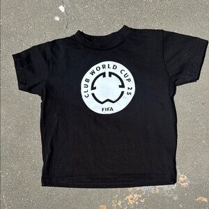 FIFA Club World Cup Black Kids T-Shirt SIZE 5-6M